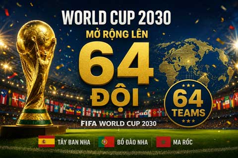 FIFA đang xem xét mở rộng số đội tại World Cup 2030 lên 48 đội