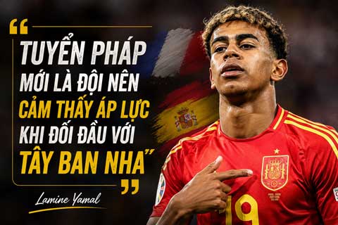 Yamal khiêu khích ĐT Pháp