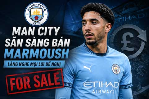 Man City sẵn sàng bán Marmoush