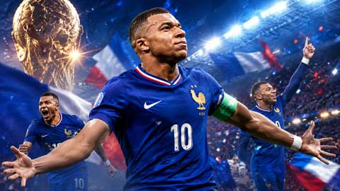 Mbappe đang thi đấu cực thăng hoa trong màu áo ĐT Pháp tại World Cup 2026