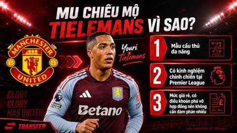 Tielemans là mẫu tiền vệ đa năng và có nhiều năm kinh nghiệm tại Premier League