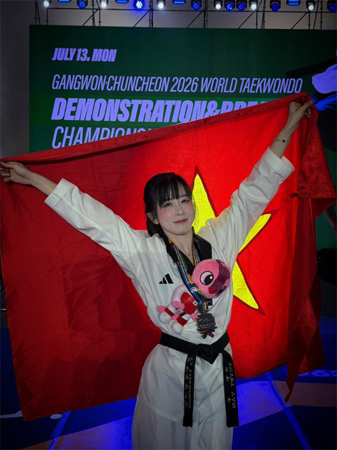 Châu Tuyết Vân vẫn là trụ cột của đội tuyển taekwondo Việt Nam