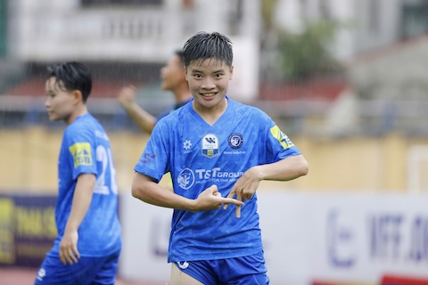 Các cầu thủ Thái Nguyên T&T đang quyết tâm phải thắng trong trận này. Ảnh: VFF