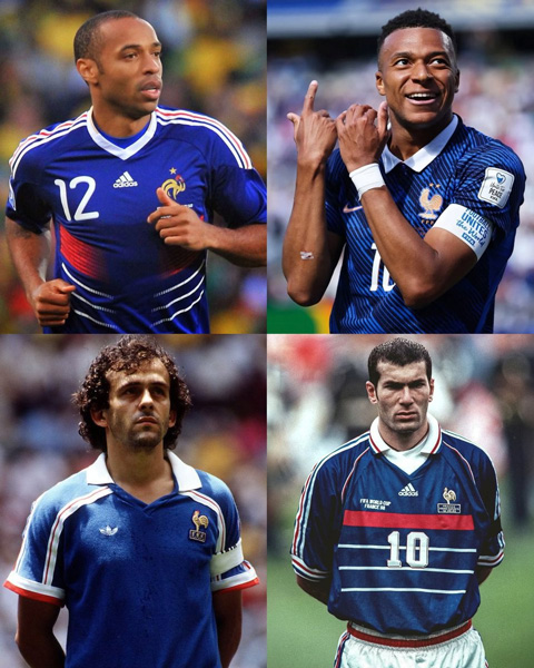 Nếu giúp Pháp lên đỉnh World Cup 2026, Mbappe sẽ đứng ngang hàng với những huyền thoại xuất sắc nhất lịch sử bóng đá Pháp