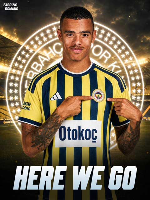 Greenwood đạt thỏa thuận gia nhập Fenerbahce với giá 40 triệu euro - Ảnh: Fabrizio Romano