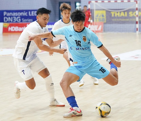 Thái Sơn Nam TP.HCM đang đeo bám Thái Sơn Bắc ở cuộc đua vô địch. Ảnh: Nguyễn Khanh