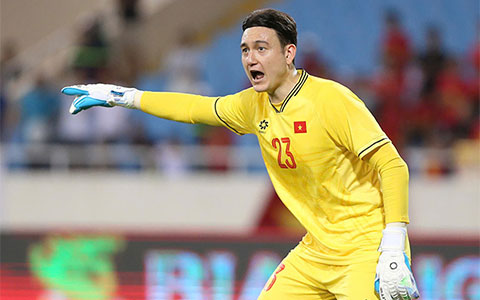 Văn Lâm nằm trong tốp những thủ môn hàng đầu Đông Nam Á dự AFF Cup 2026 - Ảnh: Minh Tuấn 