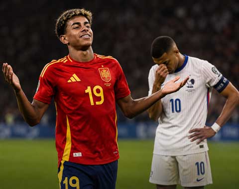 Yamal đang vượt trội Mbappe ở mọi mặt