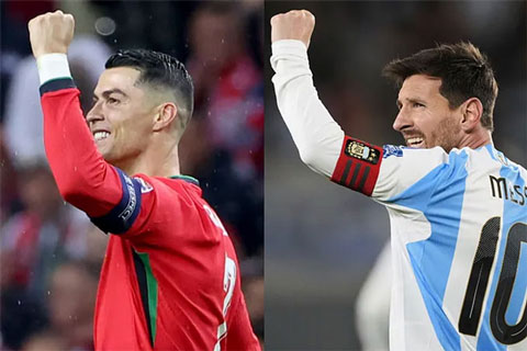 Messi và Ronaldo tạo nên màn so kè thú vị