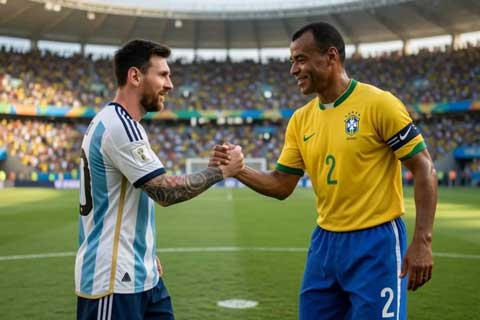 Messi chuẩn bị cân bằng kỷ lục của Cafu - Ảnh: Marca