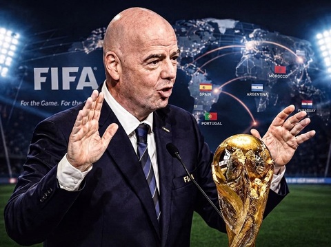 Việc mở rộng World Cup sẽ tạo ra một bài toán khổng lồ cho FIFA. Ảnh: Instagram