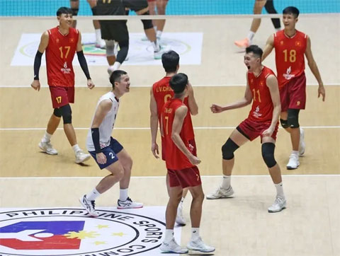 Tuyển bóng chuyền nam Việt Nam vào bán kết chặng đầu SEA V.Cup 2026