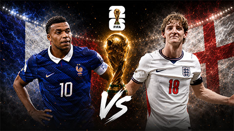 Siêu máy tính dự đoán kết quả Pháp vs Anh tại World Cup 2026, với Pháp được đánh giá cao hơn