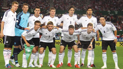 Đức về Ba năm 2010 để rồi vô địch World Cup 2014