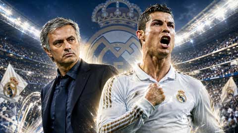 Mourinho từng giúp Ronaldo đạt tới đỉnh cao trong màu áo Real