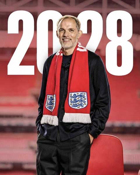 Hợp đồng của Tuchel với LĐBĐ Anh có thời hạn tới 2028 - Ảnh: Fabrizio Romano