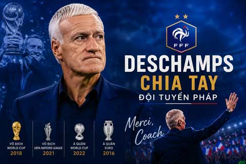 Deschamps sẽ chia tay ĐT Pháp sau trận tranh hạng Ba với Anh