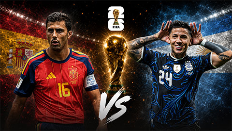 Siêu máy tính dự đoán kết quả Tây Ban Nha vs Argentina chung kết World Cup 2026, với Tây Ban Nha được đánh giá cao hơn đôi chút