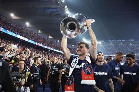 Fabian Ruiz chuẩn bị đá chung kết World Cup 2026 sau khi vô địch Champions League cùng PSG hồi cuối tháng 5
