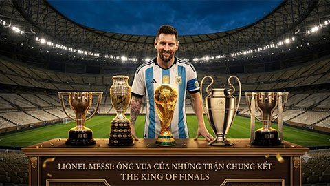 Messi chuẩn bị bước vào trận chung kết thứ 43 trong sự nghiệp