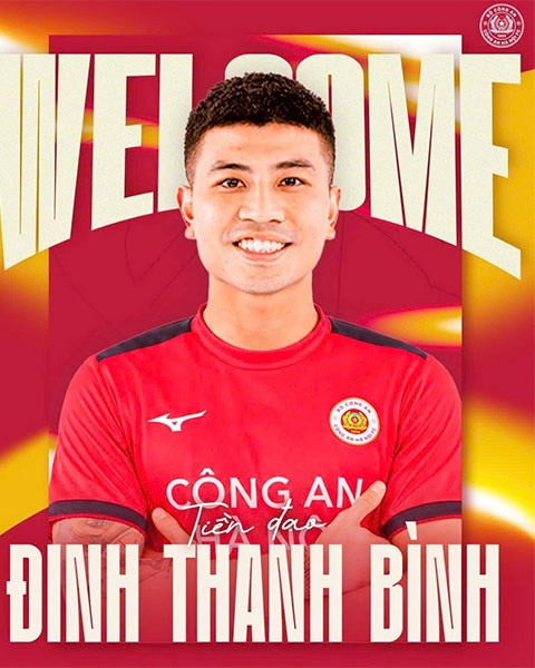 Đinh Thanh Bình vừa gia nhập CAHN - Ảnh: CAHN