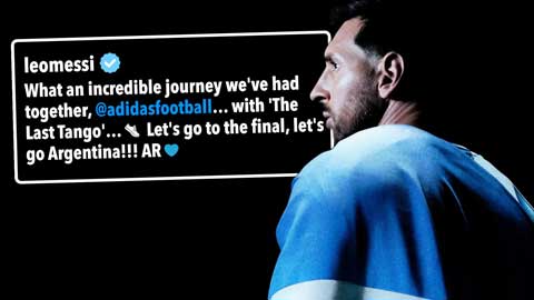 Messi đăng thông điệp ẩn ý 2026 sẽ là kỳ World Cup cuối cùng của anh - Ảnh The Sun