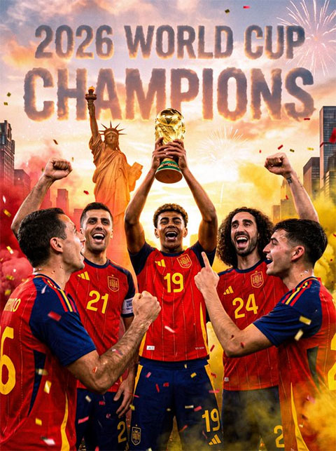 Tây Ban Nha lên ngôi vô địch sau chiến thắng thuyết phục trước Argentina