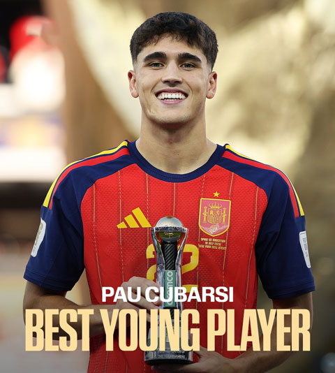 Cubarsi giành giải Cầu thủ trẻ xuất sắc nhất World Cup 2026 - Ảnh: @TheAthleticFC