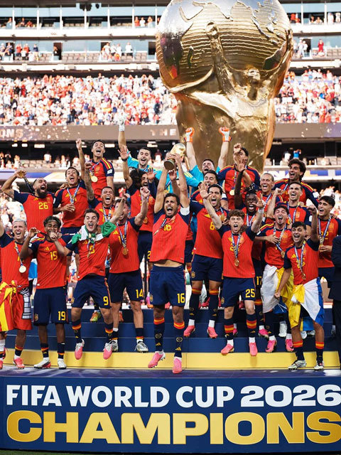 Tây Ban Nha vô địch World Cup 2026 - Ảnh: @FIFAWorldCup