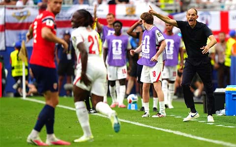 Tuchel ở trận gặp Na Uy