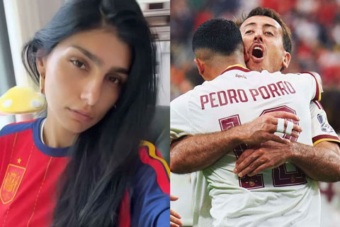 Mia Khalifa đang gây chú ý trên mạng xã hội