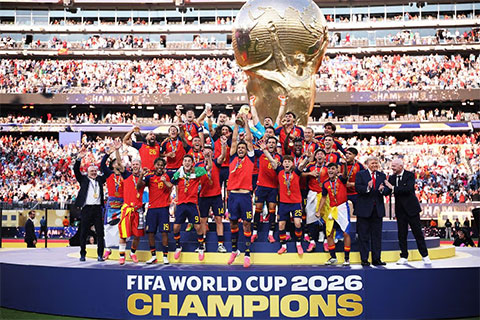 Tây Ban Nha vô địch World Cup 2026 với 48 đội tham dự