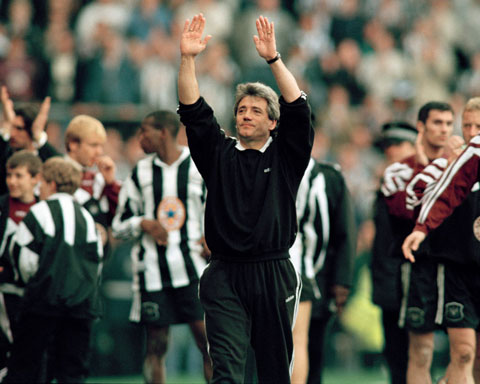 Keegan thể hiện tài cầm quân khi dẫn dắt Newcastle - Ảnh: Getty Images