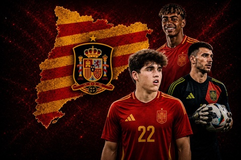 Xứ Catalunya đóng góp hàng loạt trụ cột cho ĐT Tây Ban Nha vừa vô địch World Cup 2026. Ảnh: Marca