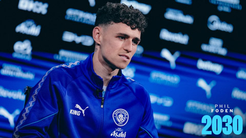 Man City tiếp tục đặt niềm tin vào Foden