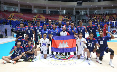 Campuchia lần đầu tiên vô địch SEA V.League