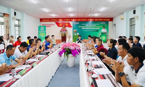 Quang cảnh buổi họp báo. Ảnh: BTC 