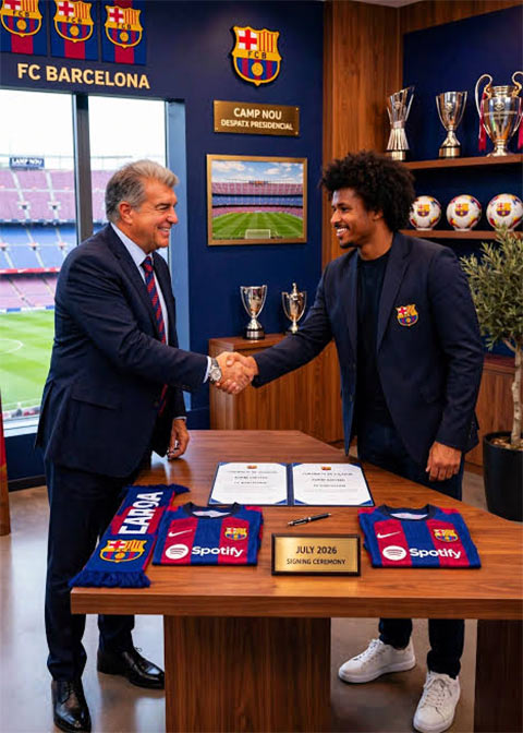 Barca chiêu mộ thành công Karim Adeyemi