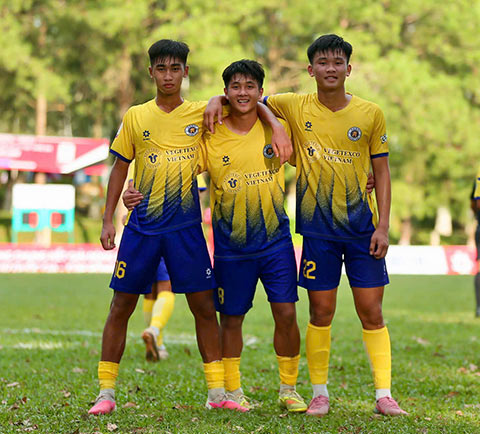 U17 Hà Nội được đánh giá nhỉnh hơn PVF-CAND - Ảnh: Quốc An 