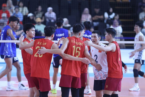 11 năm sau SEA Games 2015, tuyển bóng chuyền nam Việt Nam mới lại đánh bại Indonesia
