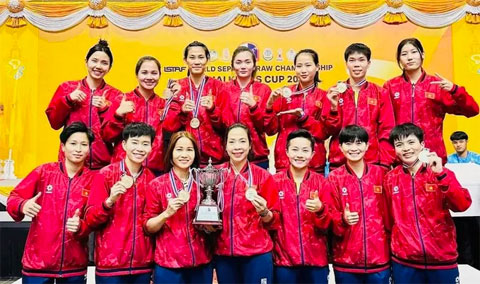 Đội tuyển cầu mây nữ Việt Nam gặp thách thức lớn tại ASIAD 20 khi nằm cùng bảng với Thái Lan