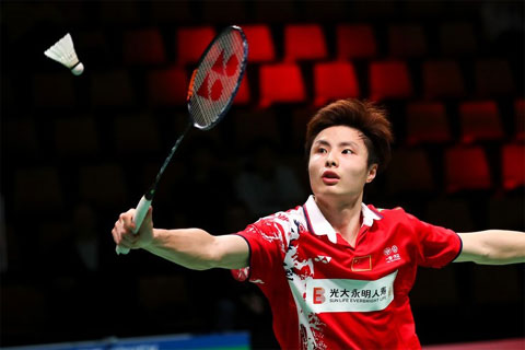 Shi Yuqi khiến NHM Trung Quốc thất vọng. Ảnh: BWF