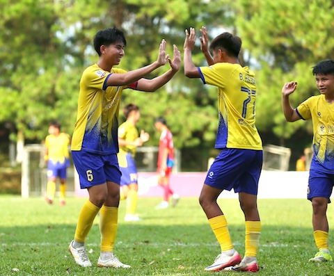 U17 Hà Nội đang được đánh giá rất cao. Ảnh: Hương Nguyễn