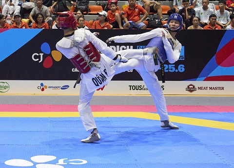 Taekwondo CJ quốc tế mở rộng là dịp để các VĐV cọ sát trước thềm ASIAD 2026