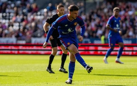 Mason Mount chơi rất hay trong trận thắng 5-0 của MU trước Rosenborg mới đây