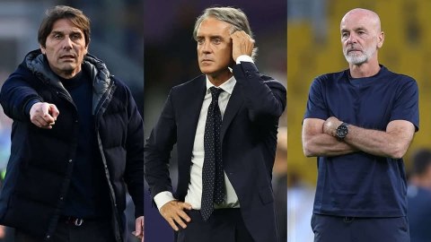 Conte, Mancini và Pioli là 3 ứng viên sáng giá tiếp quản ĐT Italia nếu Pirlo thất bại