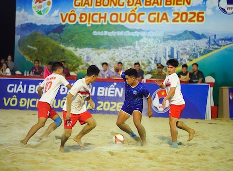 Các trận đấu đang diễn ra tại thành phố Quy Nhơn. Ảnh: VFF 