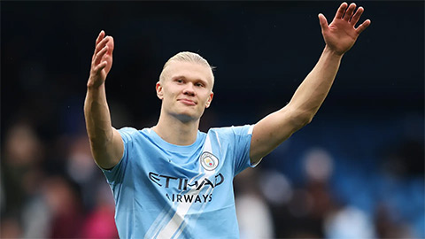 Haaland đã ghi 27 bàn trong 35 lần ra sân ở Premier League mùa trước, giành được Chiếc giày vàng thứ ba trong 4 mùa giải