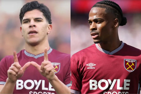 West Ham thu về gần 170 triệu euro nhờ bán Mateus Fernandes và Summerville - Ảnh: Marca
