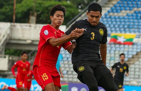 Myanmar (đỏ) sẽ làm khách trên sân Philippines 